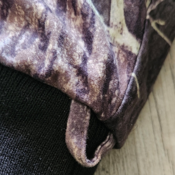 Vintage Lewis and Clark Mossy Oak bomber jacket size XL Reversable - Picture 3 of 8